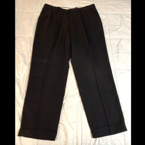 Vintage Wilke Rodriguez Men’s 40x31.5 Black Wool Dress Pants Comfort Stretch EUC